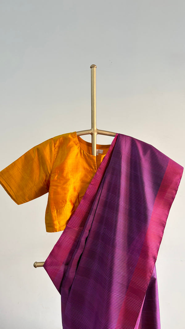 'CHANDRA' Handwoven Mulberry Silk Saree