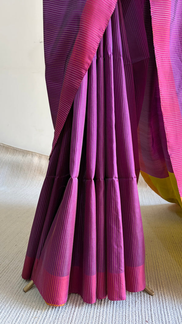 'CHANDRA' Handwoven Mulberry Silk Saree