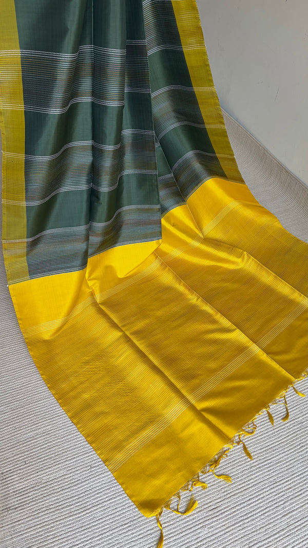 'SHISHUNAGA' Handwoven Mulberry Silk Saree