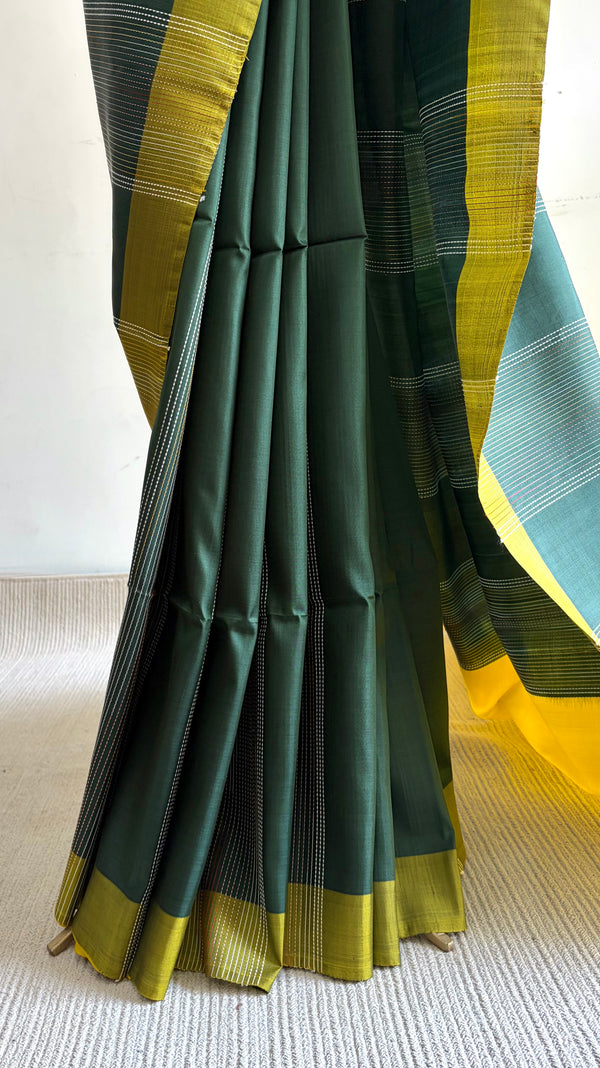 'SHISHUNAGA' Handwoven Mulberry Silk Saree