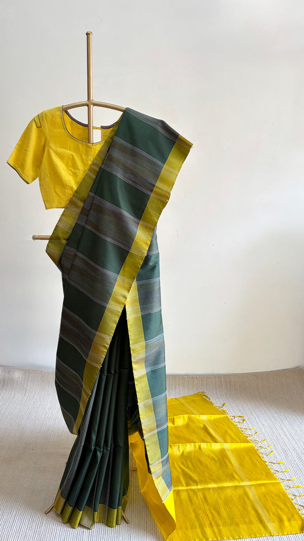 'SHISHUNAGA' Handwoven Mulberry Silk Saree