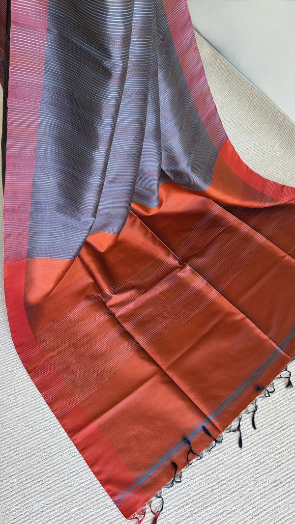 'PRADYOTA' Handwoven Mulberry Silk Saree