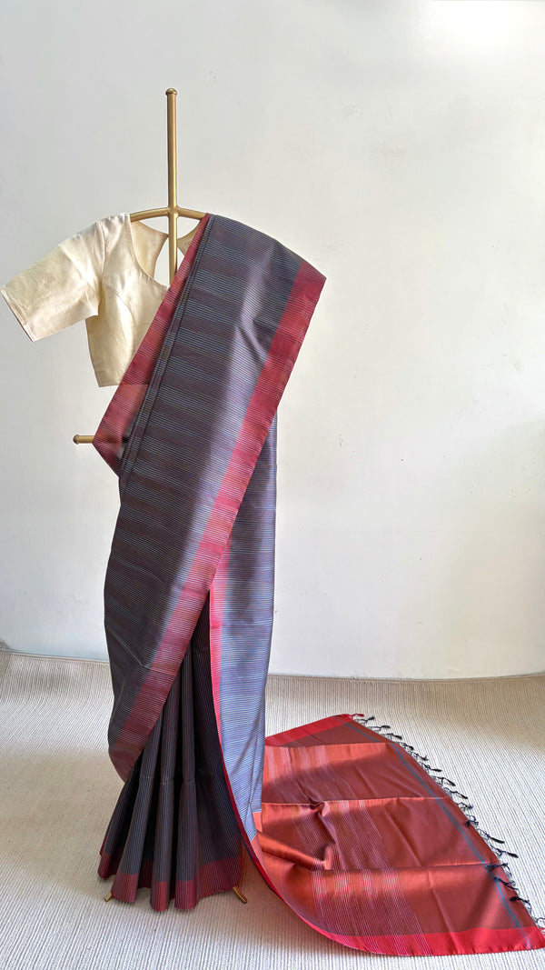 'PRADYOTA' Handwoven Mulberry Silk Saree