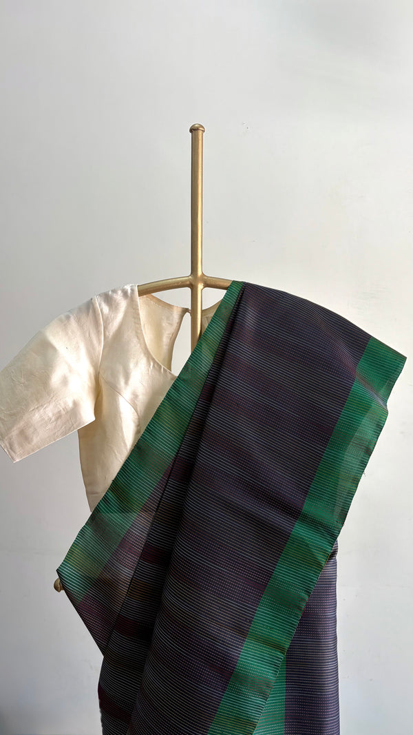 'BRIHADRATHA' Handwoven Mulberry Silk Saree