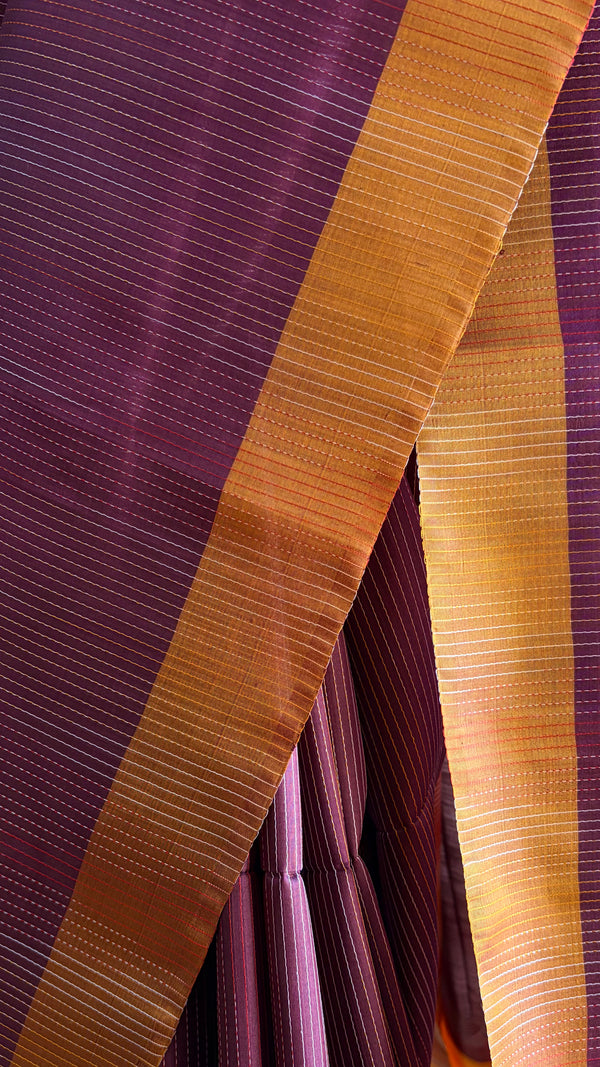'HARIKELA' Handwoven Mulberry Silk Saree