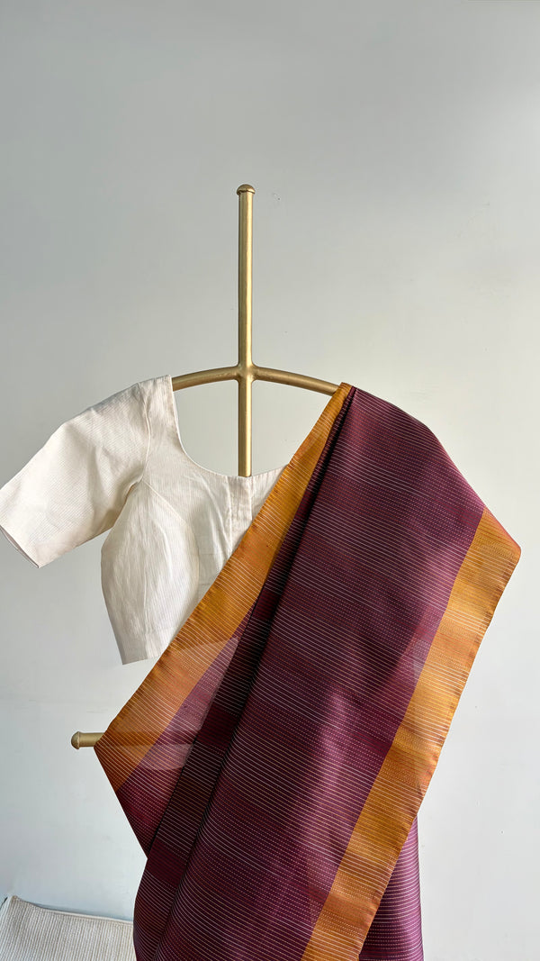 'HARIKELA' Handwoven Mulberry Silk Saree