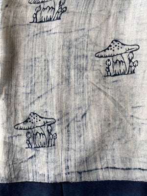 'BY THE SEA BREEZE' Hand block printed cotton