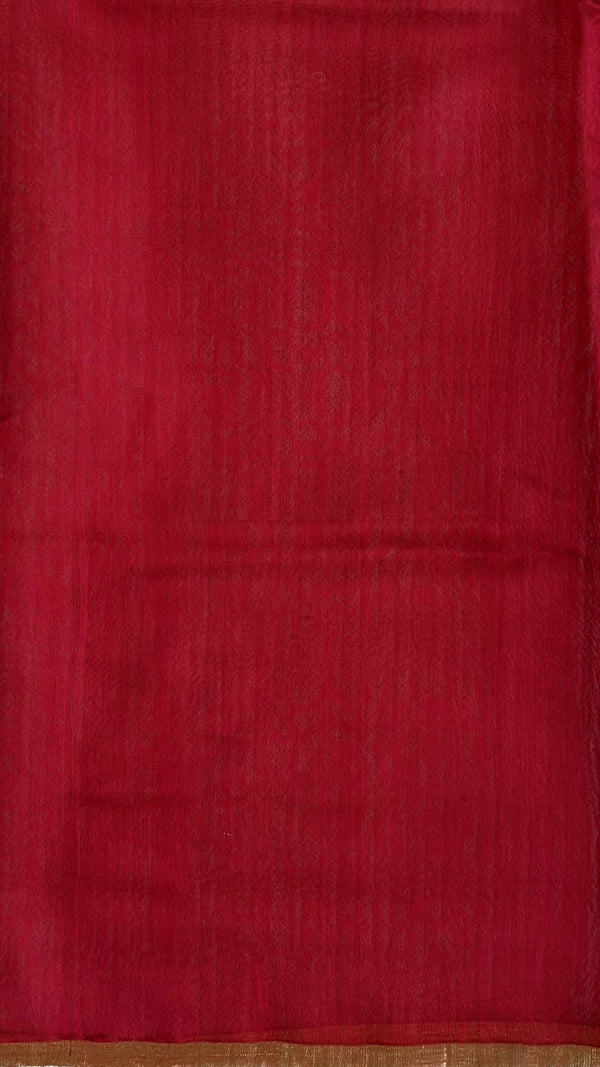 'RAJMATA' Handwoven Silk-Cotton Chanderi Saree