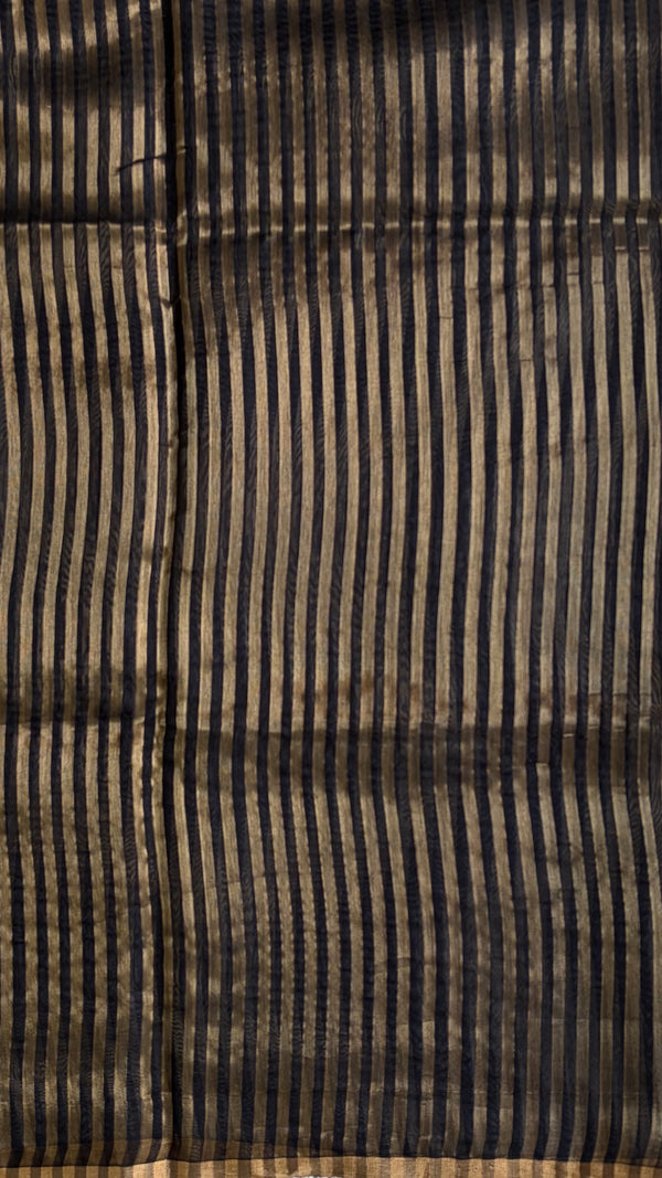 'BETWA' Handwoven Silk-Cotton Chanderi Saree