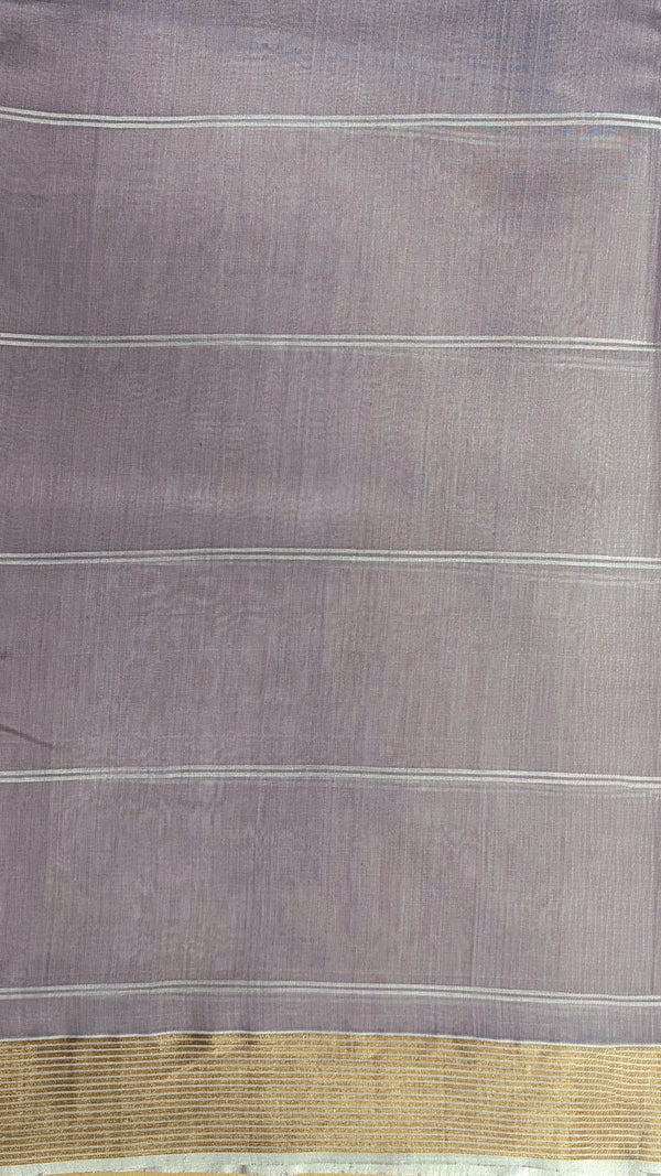 'MANJARI' Handwoven Silk-Cotton Chanderi Saree