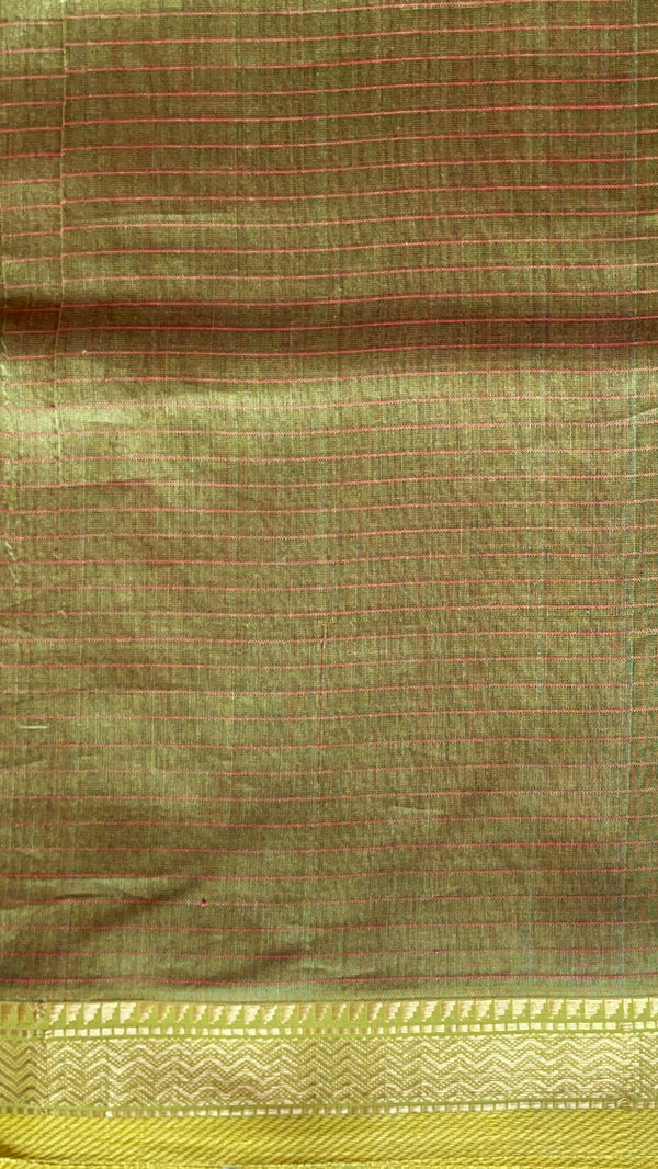 'KALINDI' Handwoven Silk-Cotton Maheshwari Saree