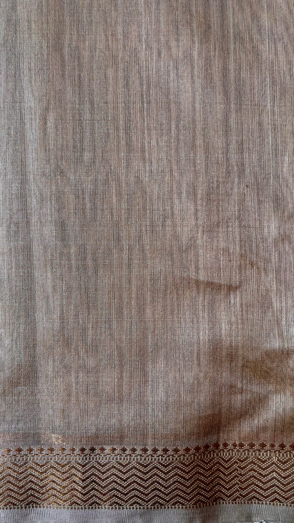 'SHAILAJA' Handwoven Silk-Cotton Maheshwari Saree