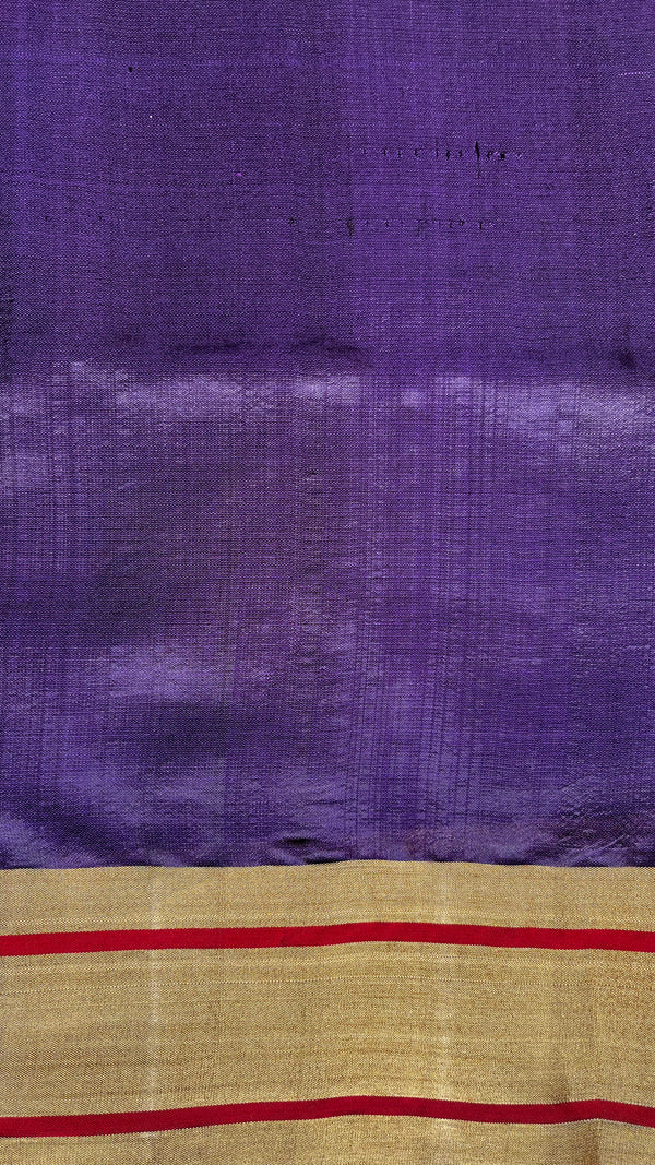 'KALARATRI' Handwoven Mulberry Silk Chanderi Saree