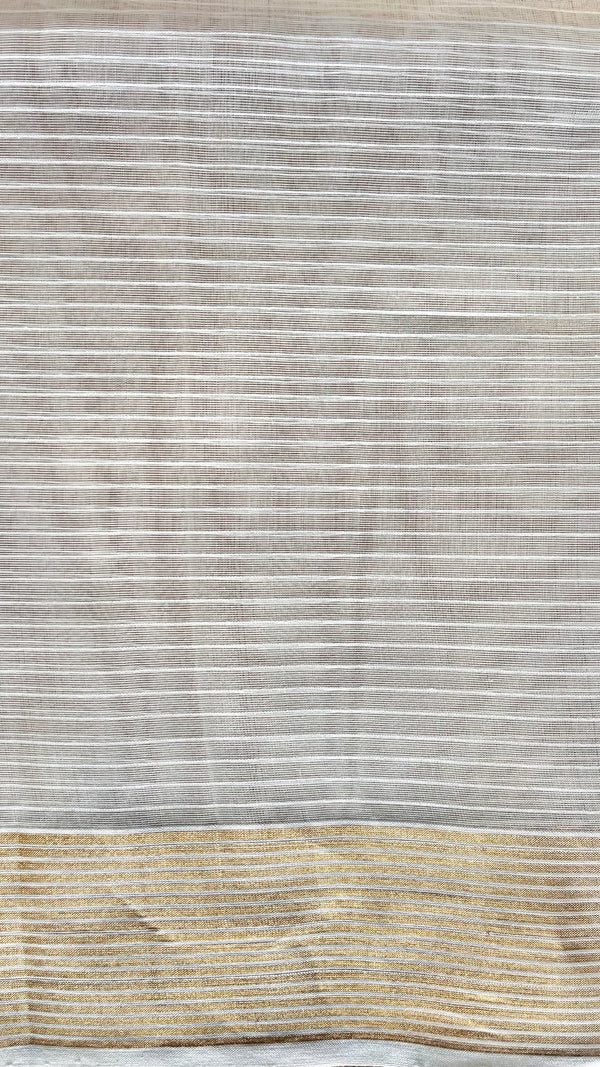'BRAHMACHARINI' Handwoven Mulberry Silk Chanderi Saree