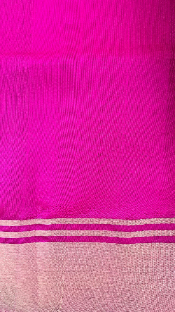 'SIDDHIDATRI' Handwoven Mulberry Silk Chanderi Saree