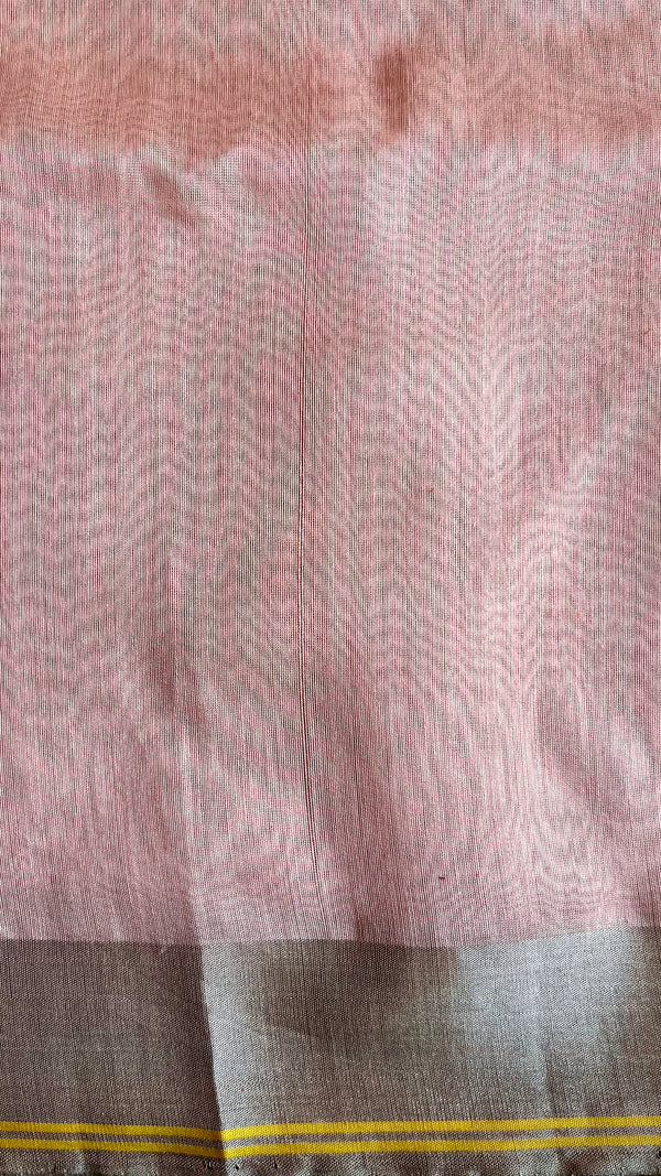 'BHADRA' Handwoven Silk-Cotton Chanderi Saree