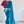 'VRITTA : Teal' Mangalagiri Cotton Saree