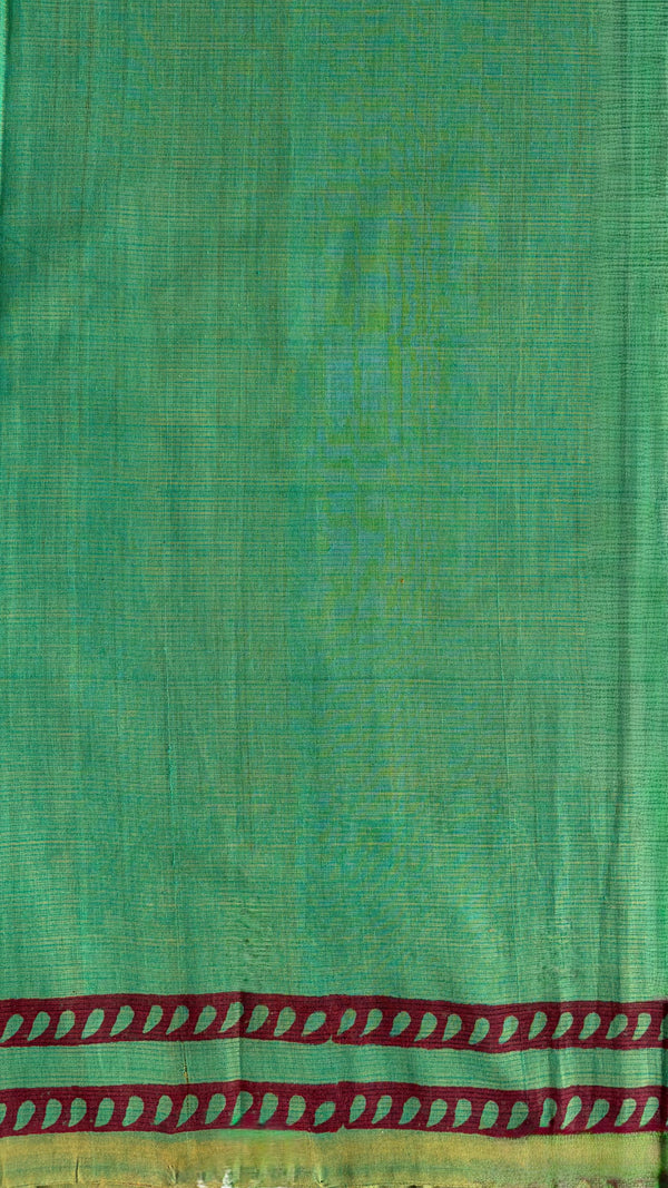 'VANA : Green' Mangalagiri Cotton Saree