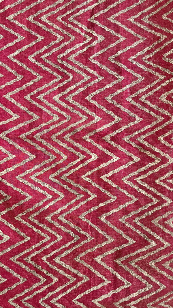 'TOMRAS' Handwoven Tissue Maheshwari Saree