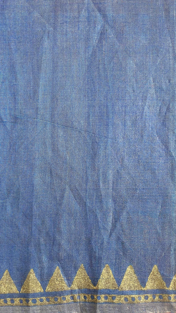 'CHAUHAN' Handwoven Tissue Maheshwari Saree