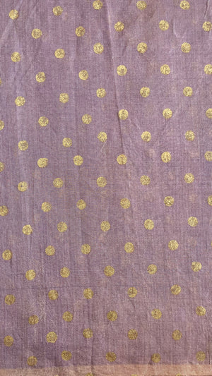 'CHANDELLAS' Handwoven Tissue Maheshwari Saree