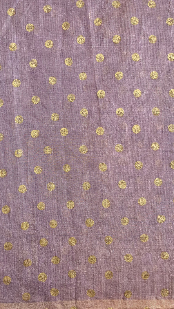 'CHANDELLAS' Handwoven Tissue Maheshwari Saree