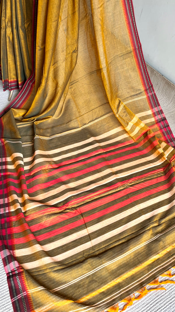 'SANNIDHI' Handwoven Andhra Cotton Saree
