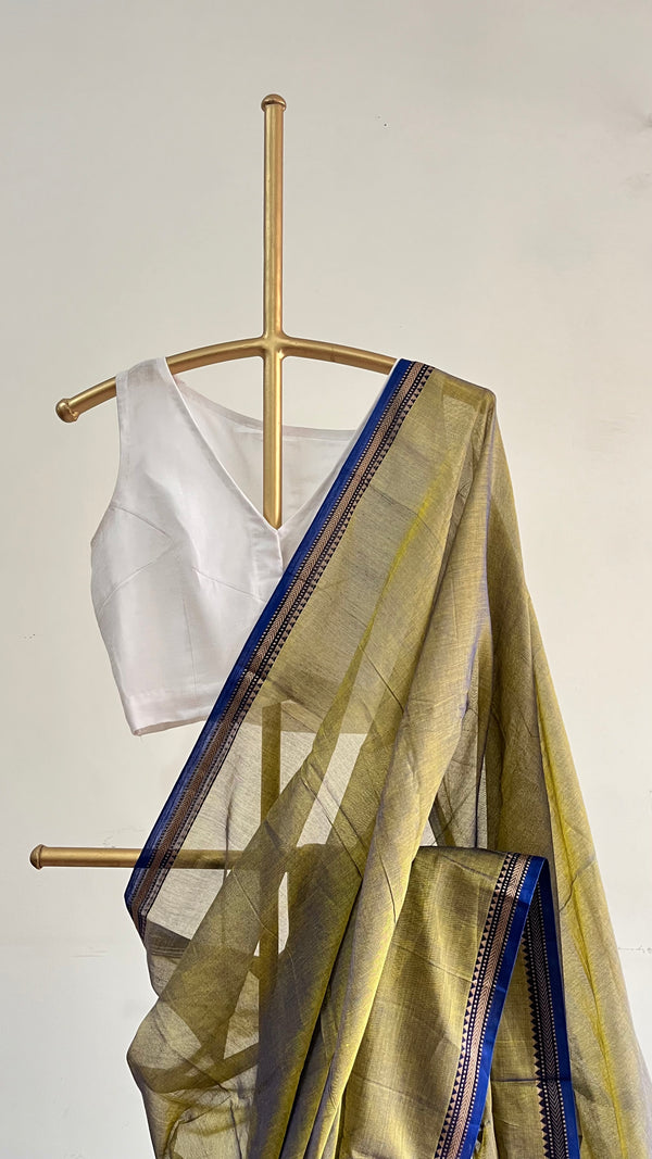 'MANJARI' Handwoven Andhra Cotton Saree