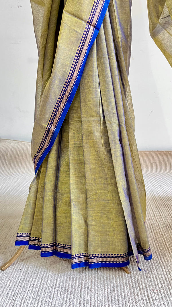 'MANJARI' Handwoven Andhra Cotton Saree