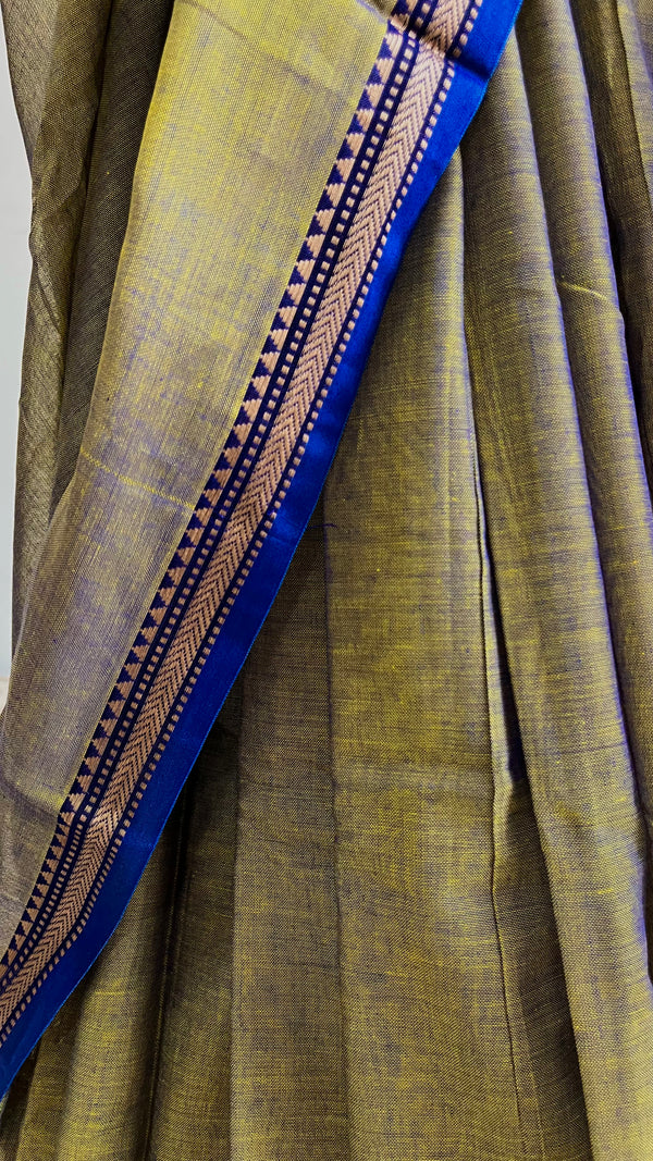 'MANJARI' Handwoven Andhra Cotton Saree