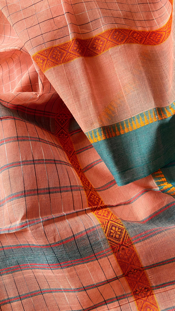 'VAANA' Handwoven Narayanpet Cotton Saree