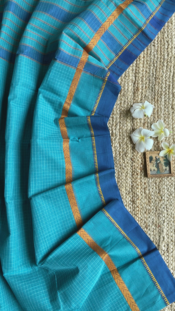 'RANJANI' Handwoven Narayanpet Cotton Saree