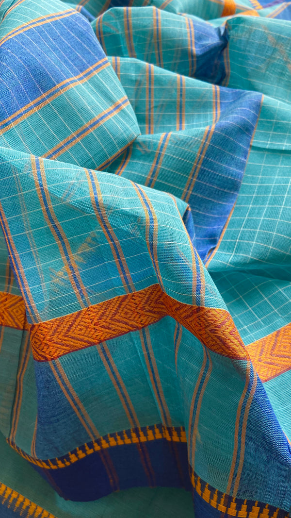 'RANJANI' Handwoven Narayanpet Cotton Saree