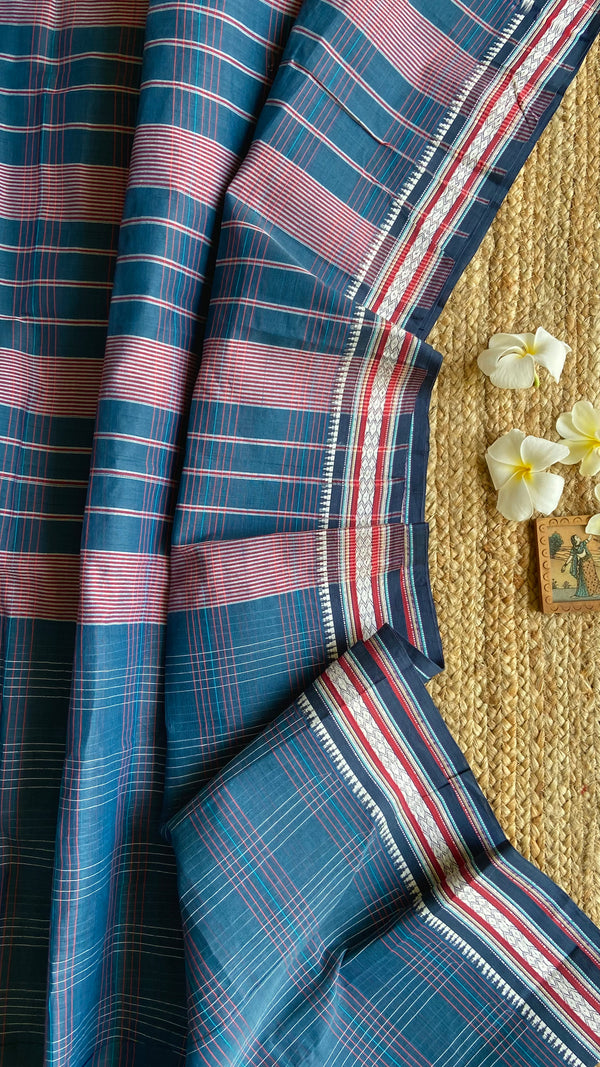 'KANMANI' Handwoven Narayanpet Cotton Saree