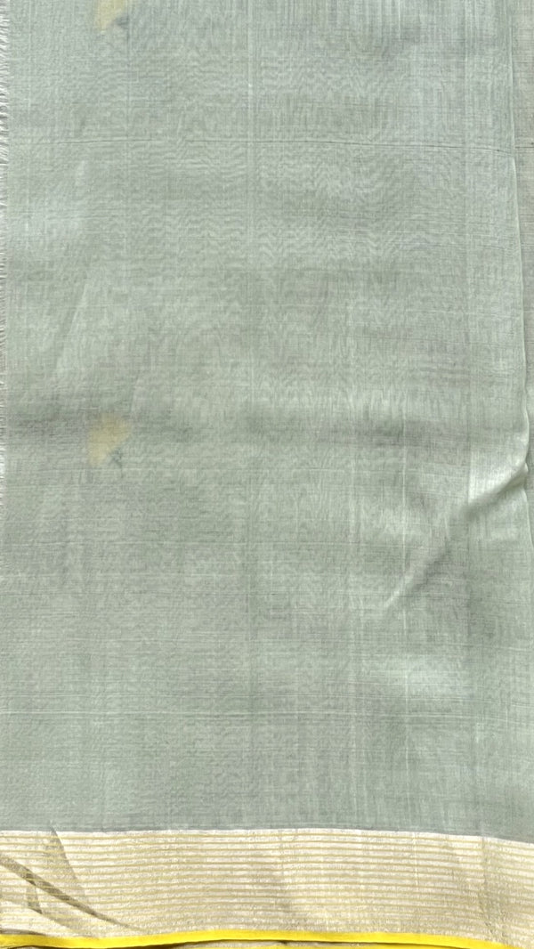 'MAYURA' Handwoven Silk-Cotton Chanderi Saree