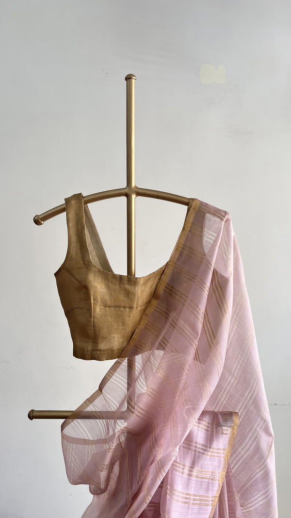 'KALAKRITI' Handwoven Silk-Cotton Chanderi Saree