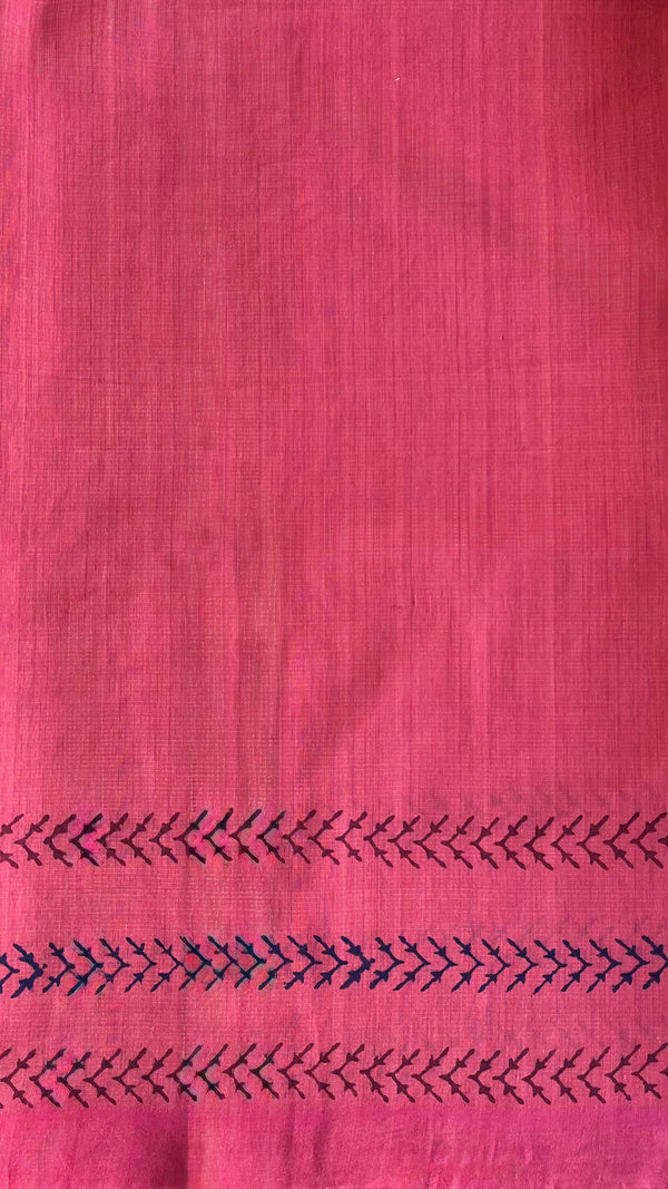 'TULA : Pink' Mangalagiri Cotton Saree
