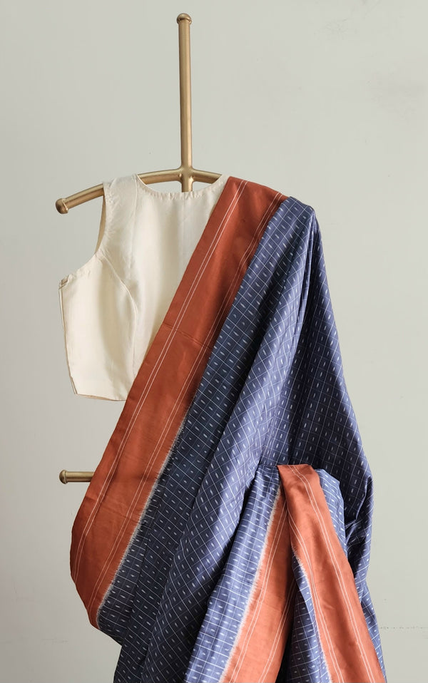 'SRAVYA' Handwoven Pochampally Silk Saree