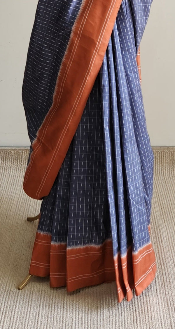 'SRAVYA' Handwoven Pochampally Silk Saree