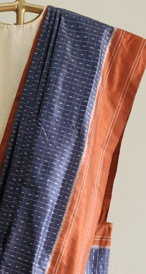 'SRAVYA' Handwoven Pochampally Silk Saree