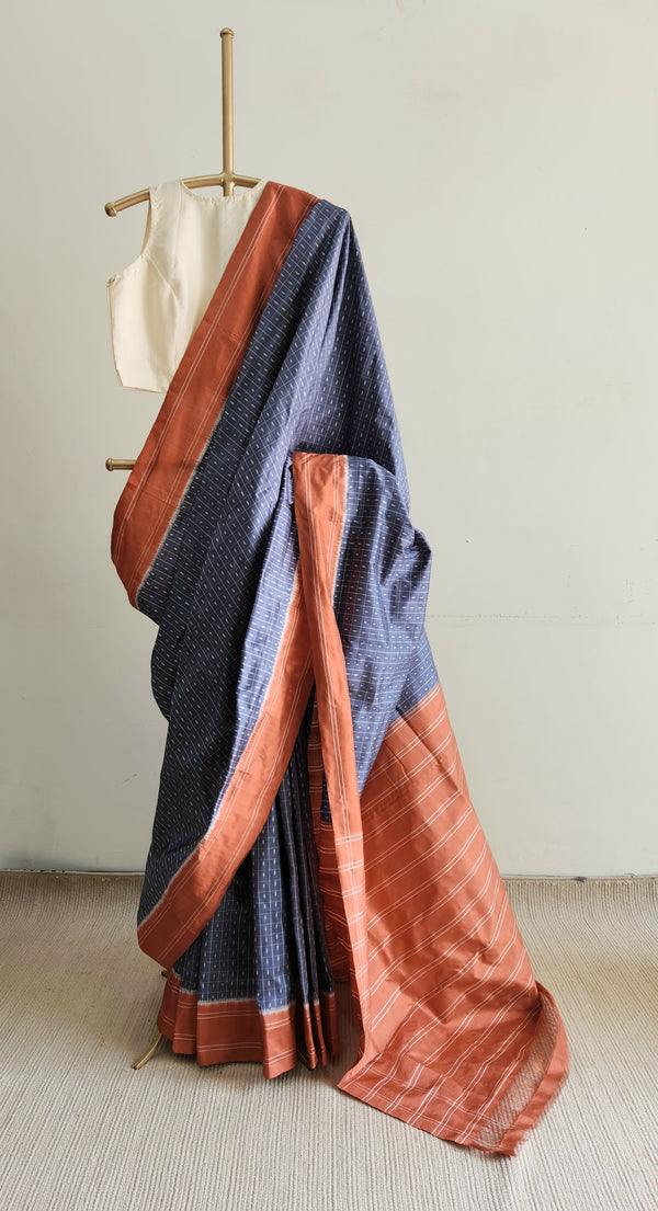 'SRAVYA' Handwoven Pochampally Silk Saree