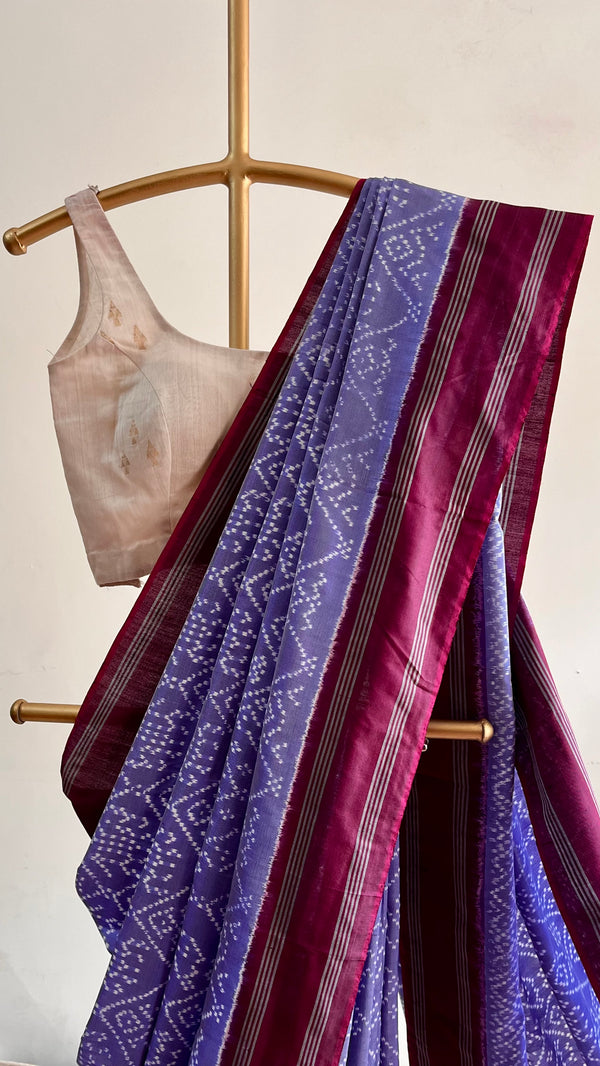'HARINI' Handwoven Pochampally Silk Saree