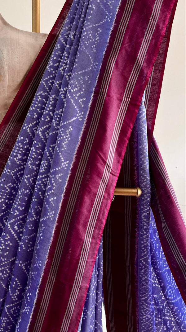 'HARINI' Handwoven Pochampally Silk Saree