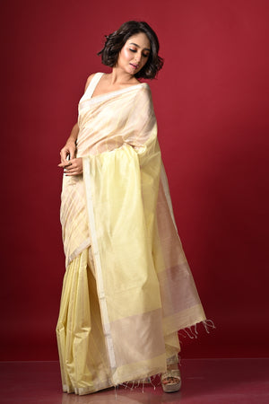 'GAURAV' Handwoven Silk Cotton Maheshwari