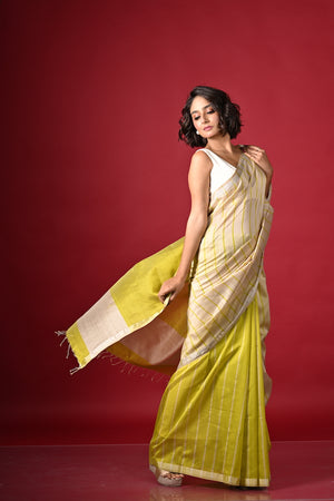 'ULLAAS' Handwoven Silk Cotton Maheshwari