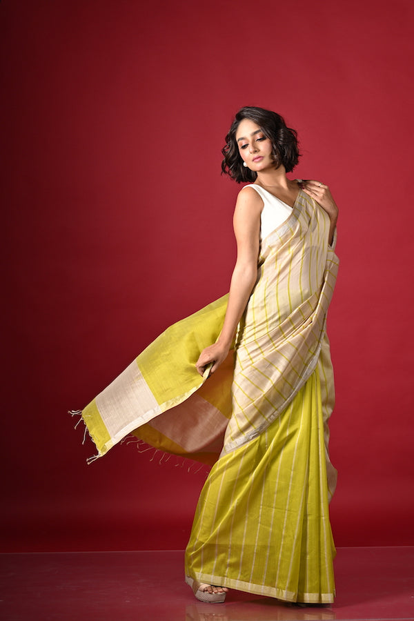 'ULLAAS' Handwoven Silk Cotton Maheshwari