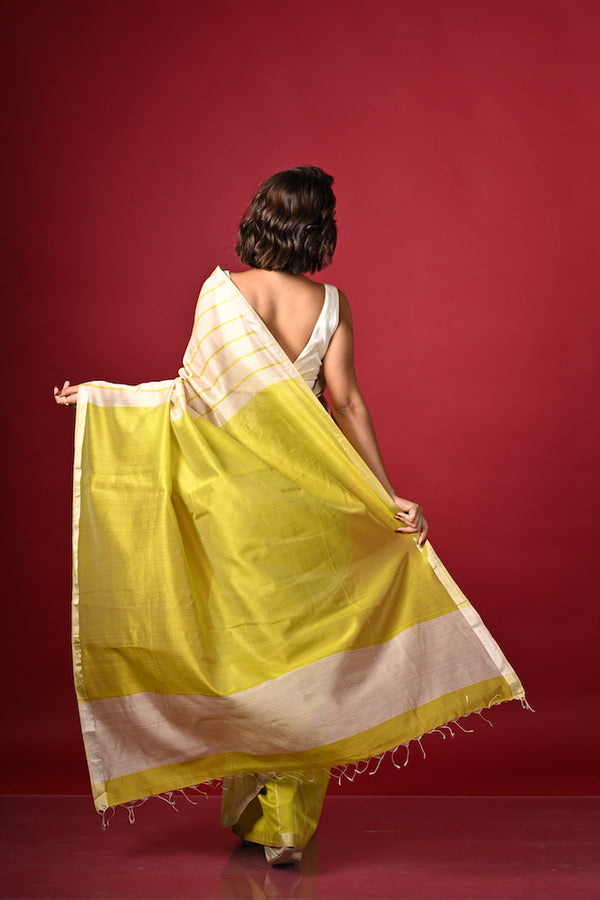 'ULLAAS' Handwoven Silk Cotton Maheshwari