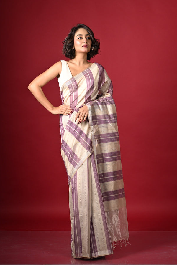 'AHIVAT' Handwoven Silk Cotton Maheshwari