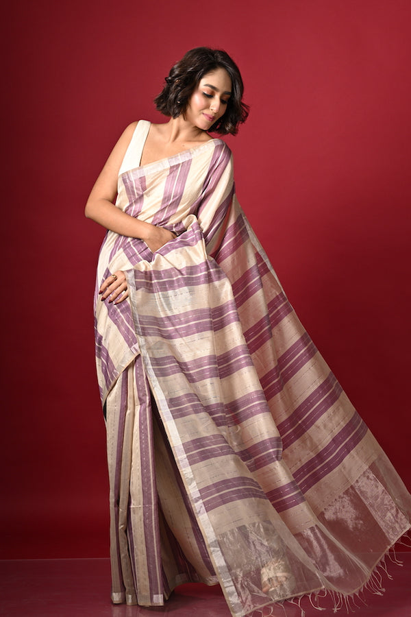 'AHIVAT' Handwoven Silk Cotton Maheshwari