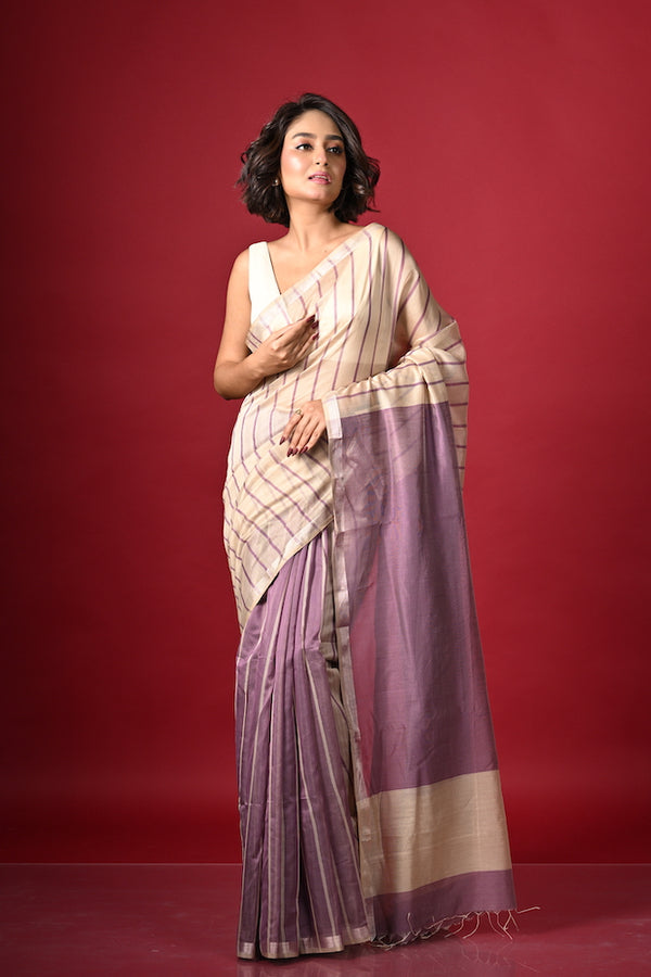 'SAMRUDDHI' Handwoven Silk Cotton Maheshwari